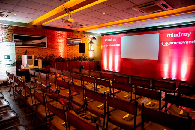 Promovendo evento parceira Mindray