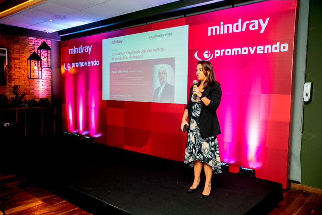 Promovendo evento parceira Mindray